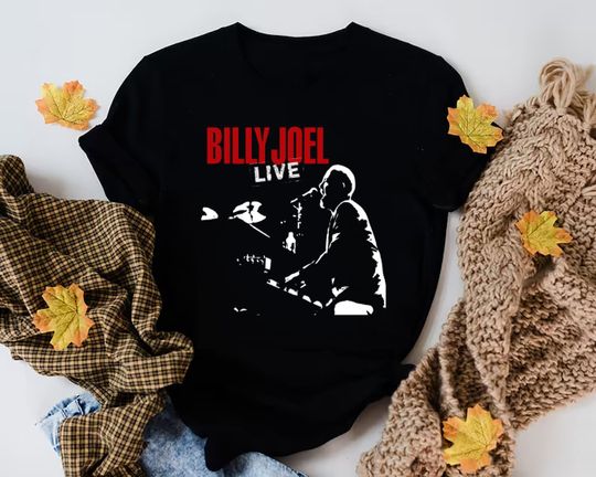 Discover Billy Joel Live 90s Style Shirt, Billy Joel Tour 2023 Shirt