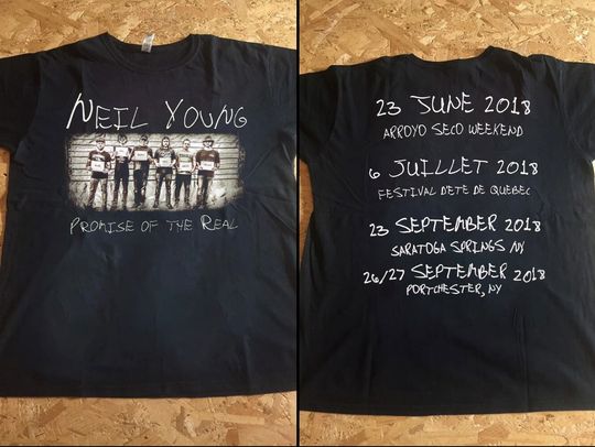 Discover Neil Young Promise Of The Real Concert 2018 T-Shirt, Neil Young T-Shirt