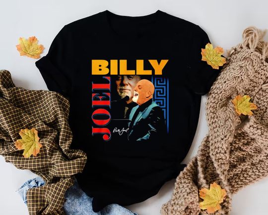 Discover Billy Joel On Stage Signature Shirt, Billy Joel 2023 Tour Merch Shirt
