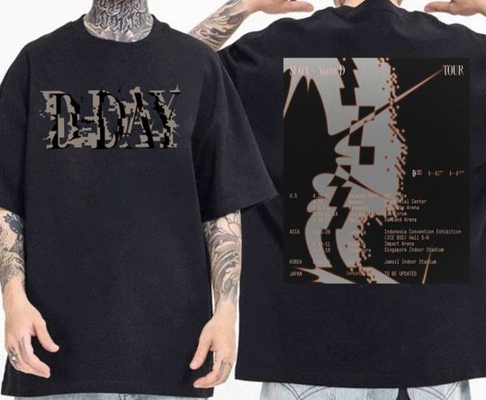 Discover Agust D Tshirt, D Day Album Tshirt, Agust D Tour T Shirt