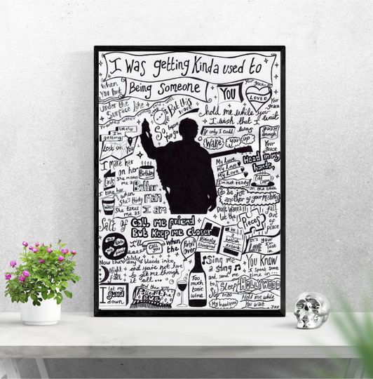 Discover Lewis Capaldi Lyrics Wall Art