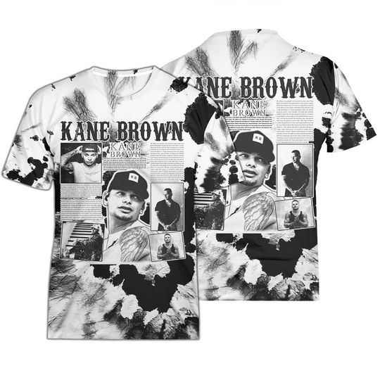 Discover Kane Brown Music Shirt, Kane Brown Album Unisex 3D T-Shirt
