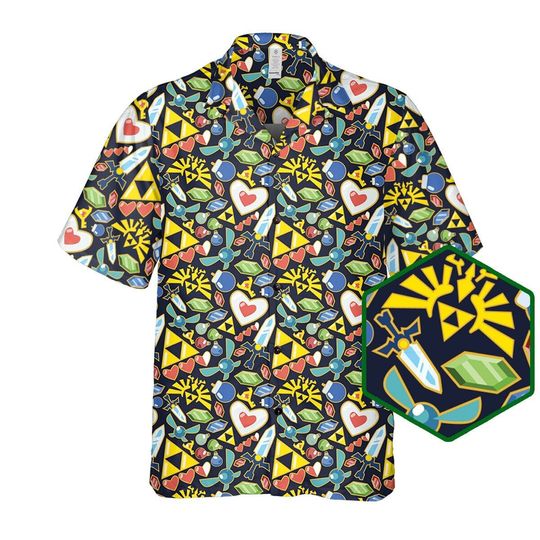 Discover Zelda Theme Hawaiian Shirt Gift
