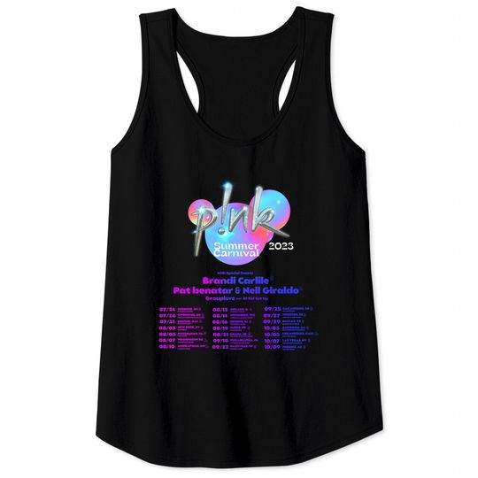 Discover Pink Summer Carnival Tank Tops 2023