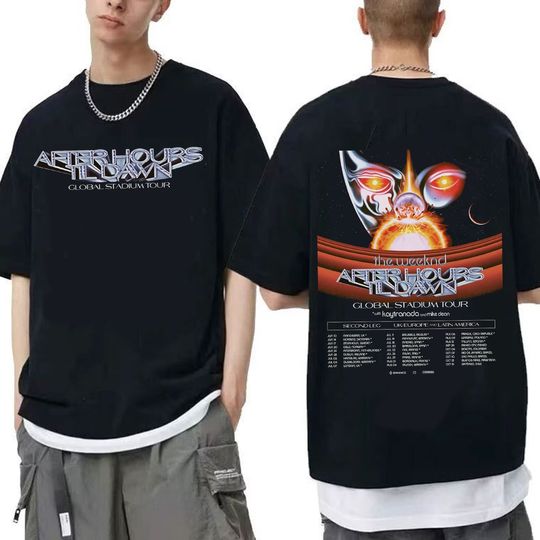 Discover The After Hours Til Dawn 2023 Tour 2 Sides Shirt, After Hours Tour Concert T-shirt