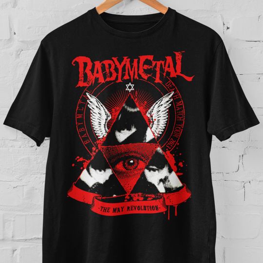 Discover Babymetal May Revolution Short Sleeve Tee, J-Pop t shirt, Babymetal Fan Shirt, Kawaii Metal Band