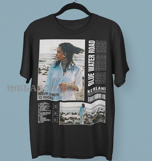 Discover Vintage Bootleg Inspired Tee | Graphic Unisex Tee | Kehlani - Blue Water Road Shirt