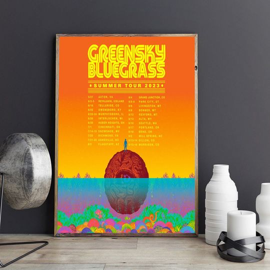 Discover Greensky Bluegrass Tour 2023 Poster