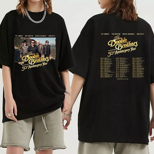 Discover The Doobie Brothers 50th Anniversary Tour Shirt