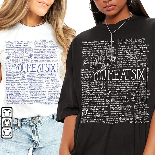 Discover You Me At Six Band T-Shirt