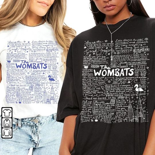 Discover The Wombats Band T-Shirt