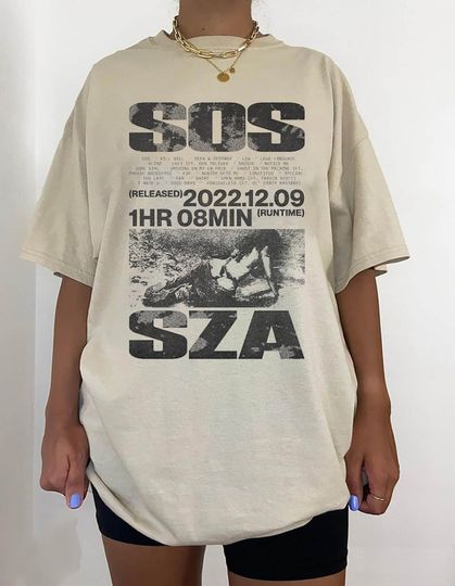 Discover Vintage SZA SOS Tour Shirt