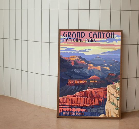 Discover Grand Canyon National Park Poster