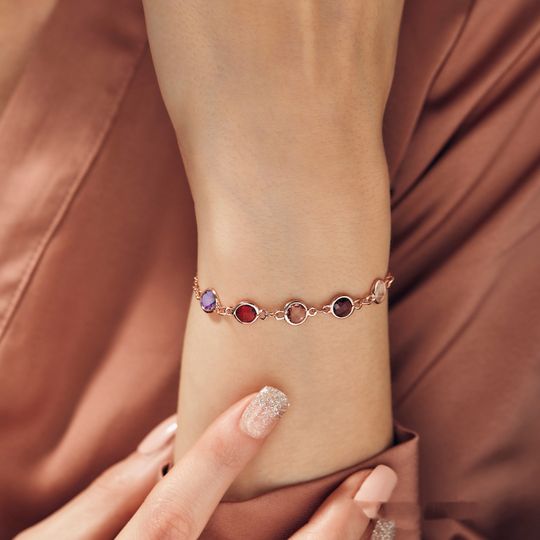 Discover Birthstone Bracelets For Women Personalized Jewelry Gift for Mom Mothers Day