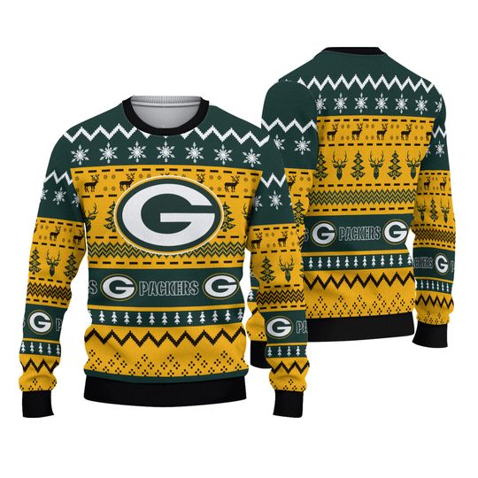 Discover Packers Football Ugly Sweater Sweatshirt
