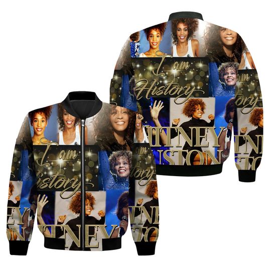 Discover Women's Whitney Houston Bomber Jacket