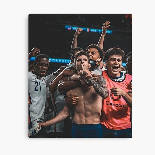 Discover Christian Pulisic T-ShirtPulisic US National Team Shh Mexico Canvas