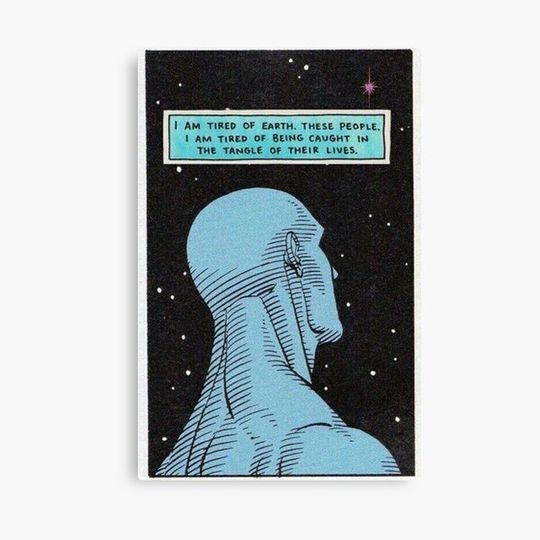 Discover Watchmen Dr Manhattan Canvas