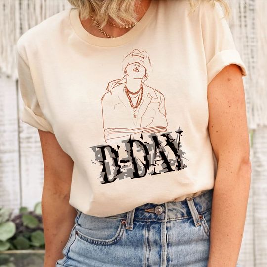Discover Agust D D-Day Vintage Tour Shirt - Concert Merchandise