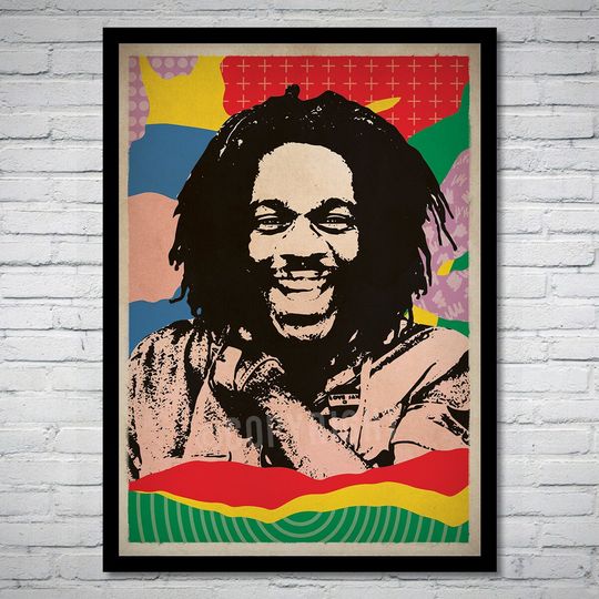 Discover Dennis Brown Reggae Music Art Print Poster