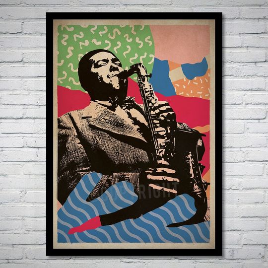 Discover Charlie Parker Jazz Music Art Print Poster