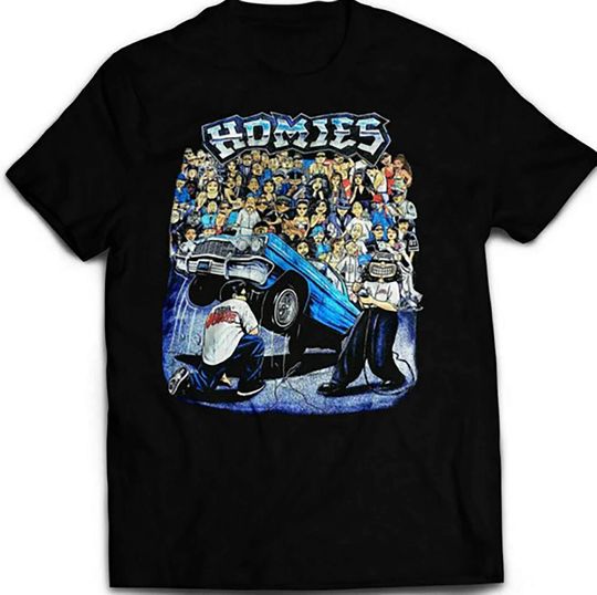 Discover Homies Mens T-shirt Vintage Style Streetwear Unisex Tee