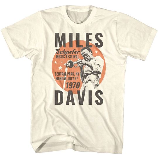 Discover Miles Davis T Shirt | Schaefer Music Festival Shirt