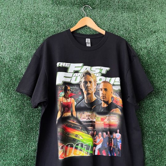 Discover Vintage Style The Fast and The Furious 2001 Movie Graphic Tee