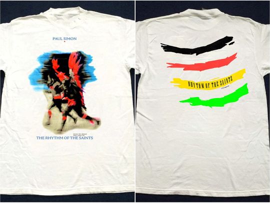 Discover 1991 Paul Simon 'The Rhythm Of The Saints' T-Shirt