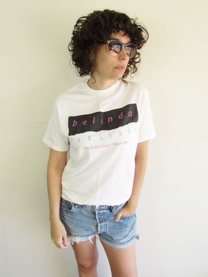 Discover Vintage Belinda Carlisle Good Heavens Tour 1988 T Shirt