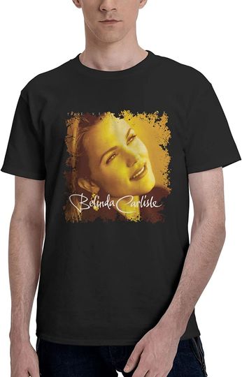 Discover Belinda Carlisle T Shirt Mens Summer Tee Casual Shirts