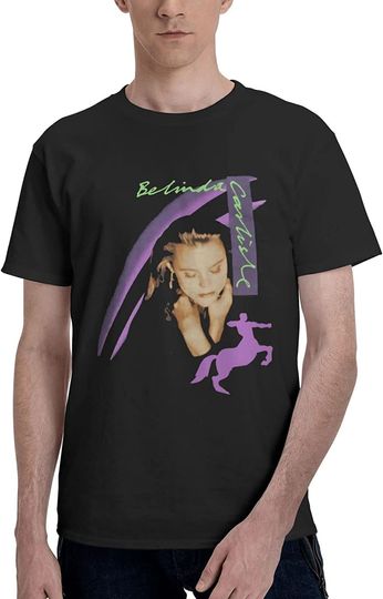 Discover Belinda Carlisle T Shirt Mens Summer Tee Casual Tshirt
