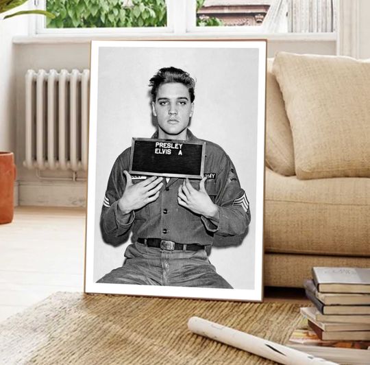 Discover Elvis Presley Mugshot Poster