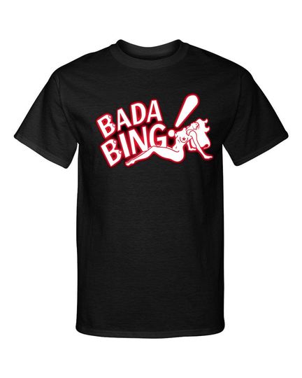 Discover Bada Bing The Sopranos Gentlemens Club Style Graphic Tee T-Shirt