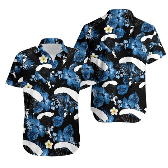 Discover Skydiving Nature Hawaiian Shirt