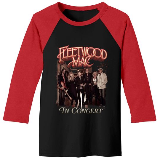 Discover Vintage Fleetwood Mac In Concert 2018-19 Tour Baseball Tees