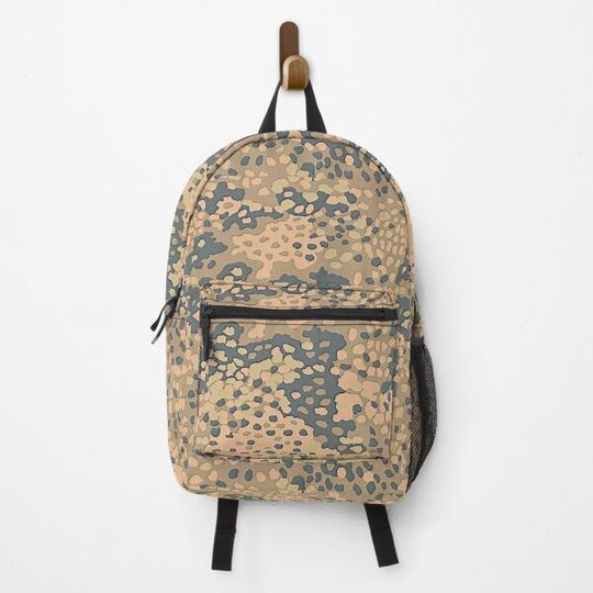 Discover Desert Erbsenmuster pea dot German WW2 camouflage pattern Backpack