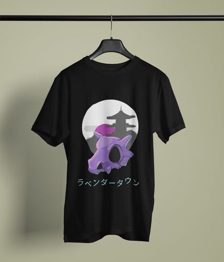 Discover Lavender Town Inspired Skull Graphic Tee Anime T-shirt