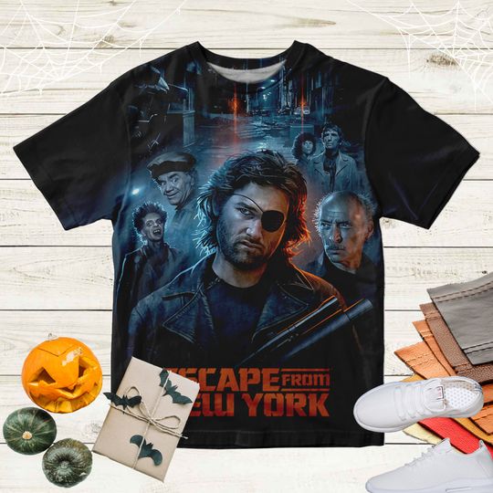 Discover Poster Movie Escape from New York, 1981 American Science Fiction 3D Shirt