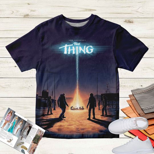 Discover The Thing Horror Movie T-Shirt 3D