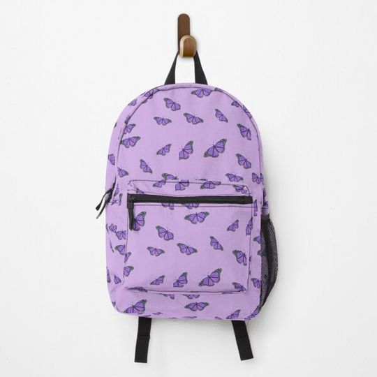 Discover Aesthetic purple butterfly Backpack