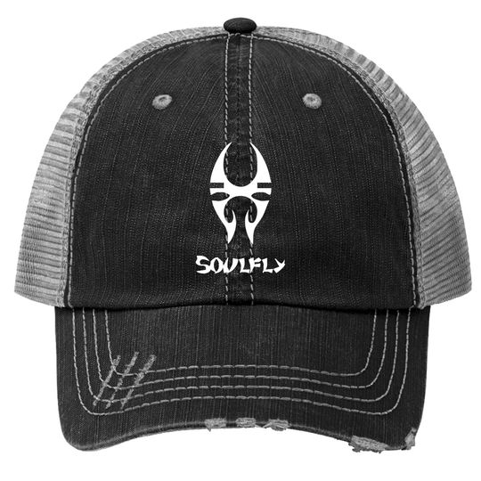 Discover New SOULFLY Metal Rock Band Logo Trucker Hats