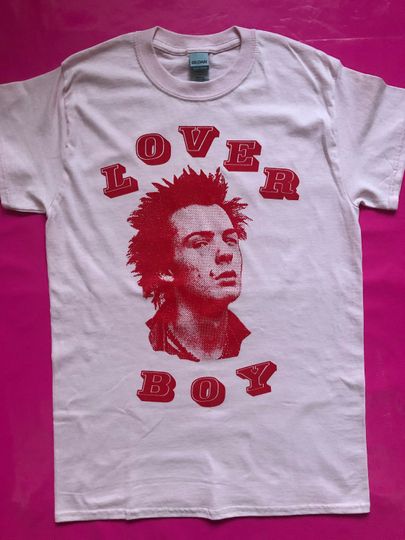 Discover Sid Vicious Lover Boy Pink T-Shirt