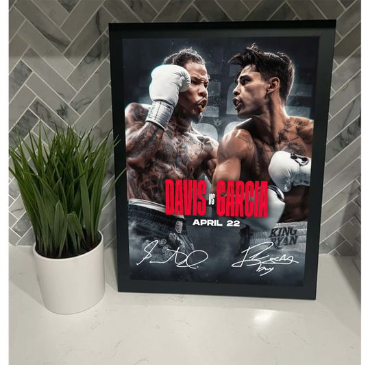 Discover 2023 Ryan Garcia vs Gervonta Davis Poster