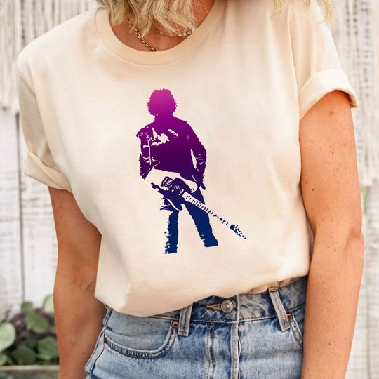Discover Guitar Springsteen T-Shirt, Springsteen n E Street Band Tour