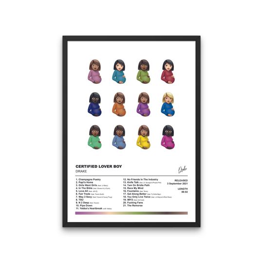 Discover Drake, Certified Lover Boy | Drake Music Gift | Drake Poster