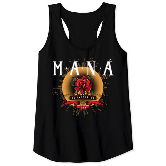 Discover MANA Tank Tops - Rock en Espaol Band Design