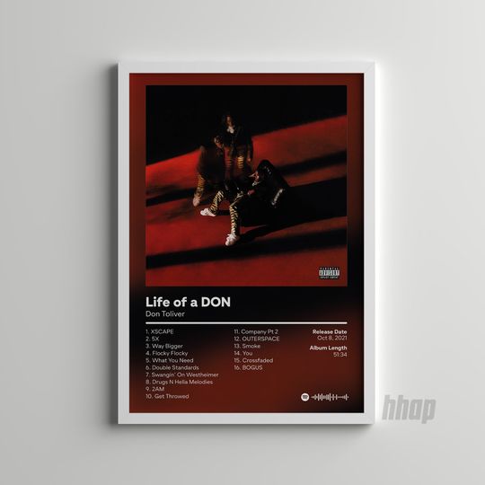 Discover Don Toliver - Life of a DON Album Cover Poster