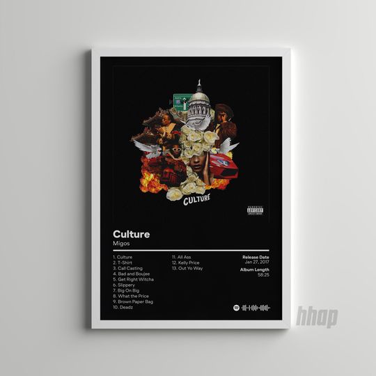 Discover Migos - Culture - Album Cover Poster