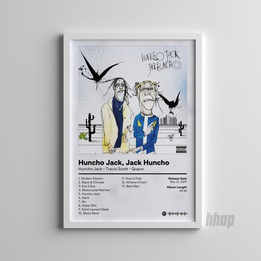 Discover Huncho Jack Album Cover Poster - Rodeo Design